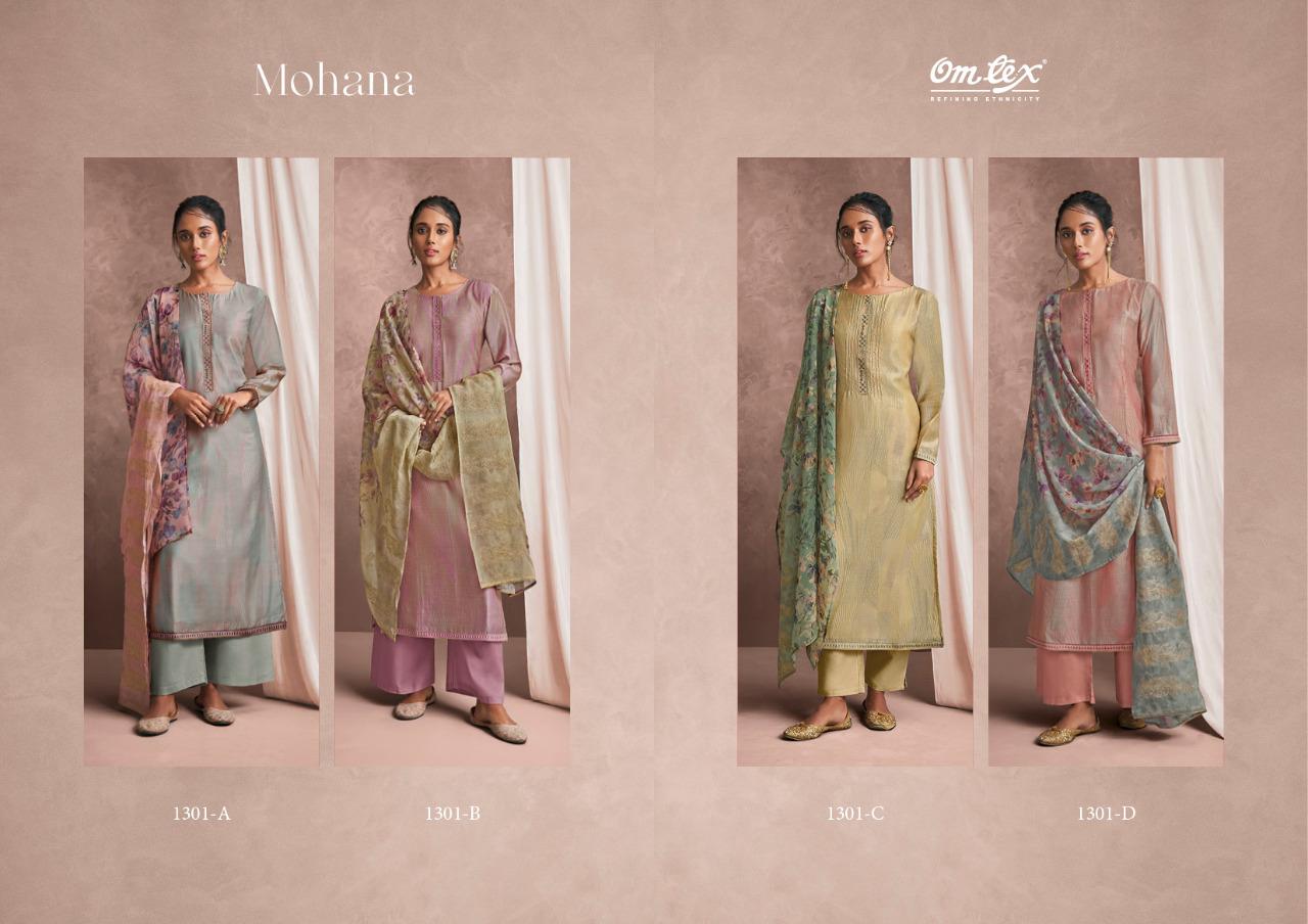 Omtex Mohana Heavy Designer Wear Wholesale Printed Salwar Suits Catalog